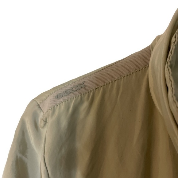 Geox Windbreaker Jacket Packable Hood Size 8 - Picture 5 of 12